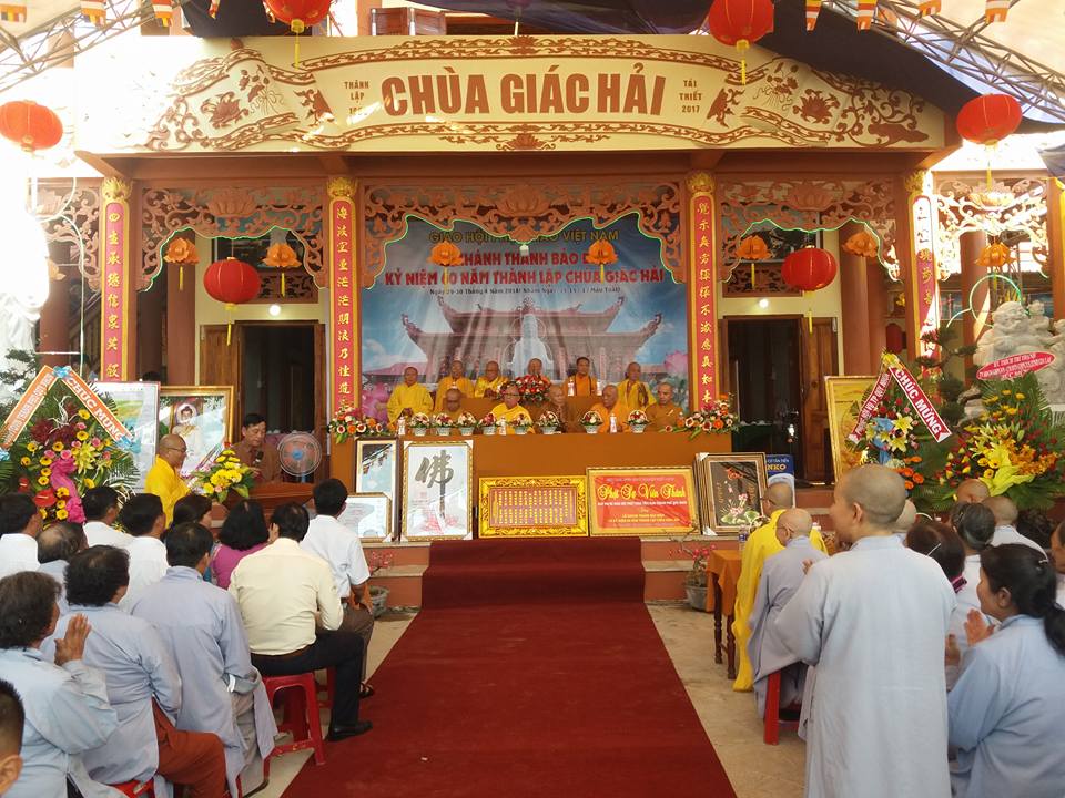 Tp. Quy Nhơn: Lễ khánh thành bảo điện chùa Giác Hải, xã Nhơn Hải